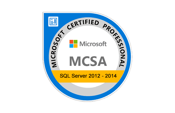MCSA: SQL Server 2012/2014 Exams